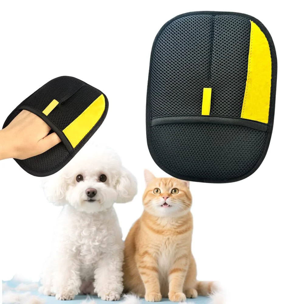 Genuine CAIBAO Electrostatic Pet Hair Removal Gloves Reusable Washable Quick Wipe for Sofa Clothing Environmentally Friendly