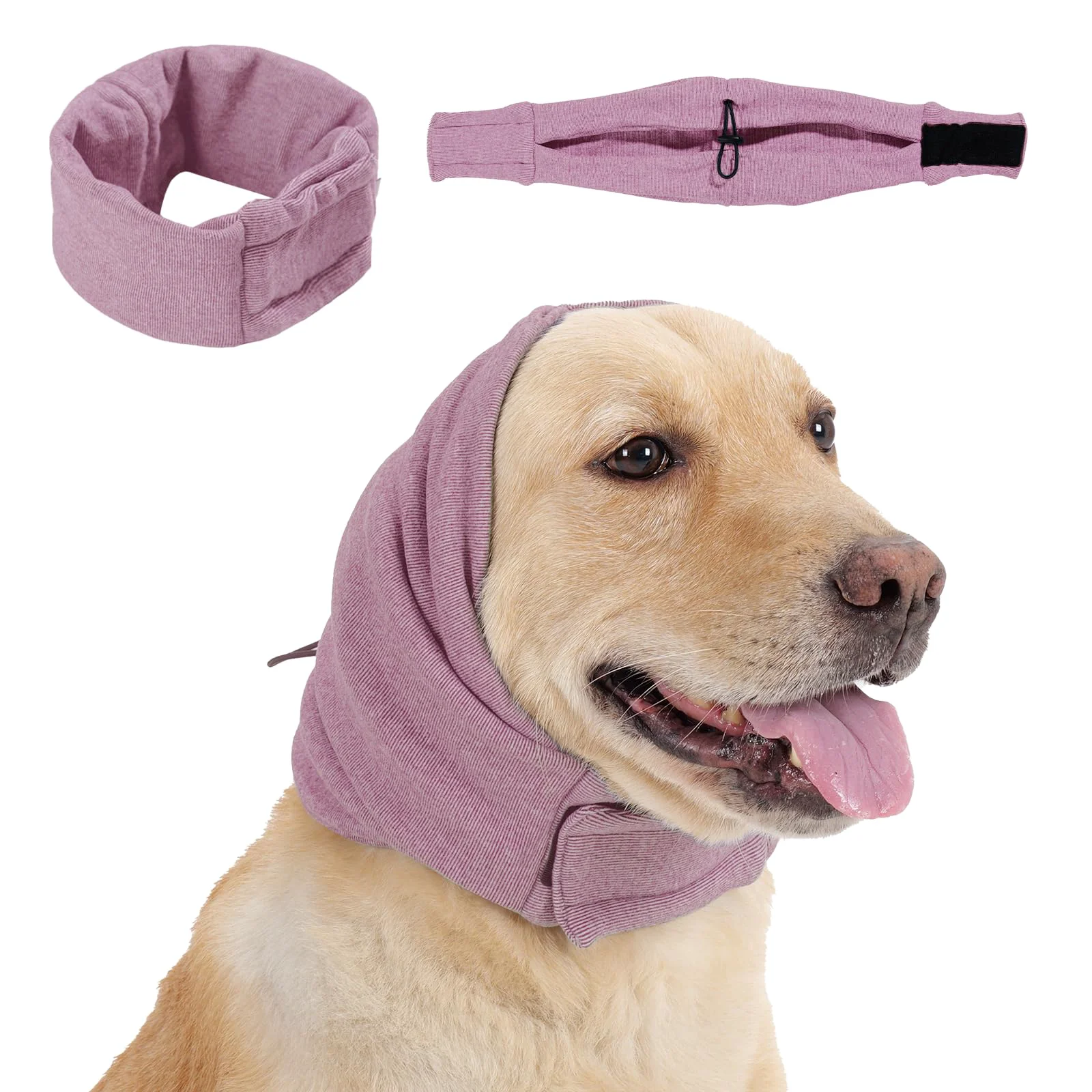 Smart LEOTRAG Dog Calming Hoodie with No Shake Ear Wraps – Noise Protection Grooming Anxiety Relief Proven