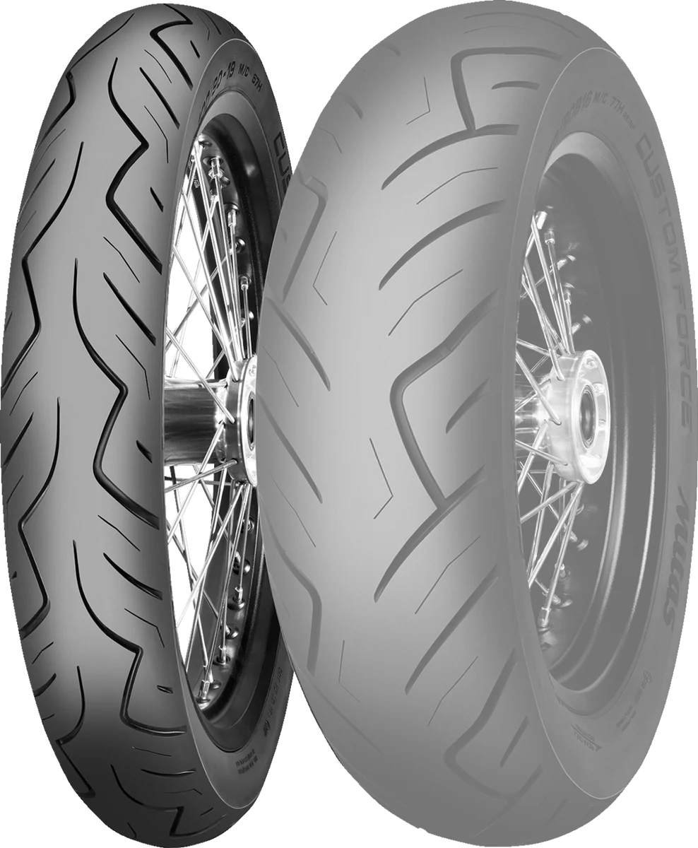 Comfortable MITAS Tire - Custom Force - Front - 130 90-16 MT90-16 - 67H 70000031 High-End