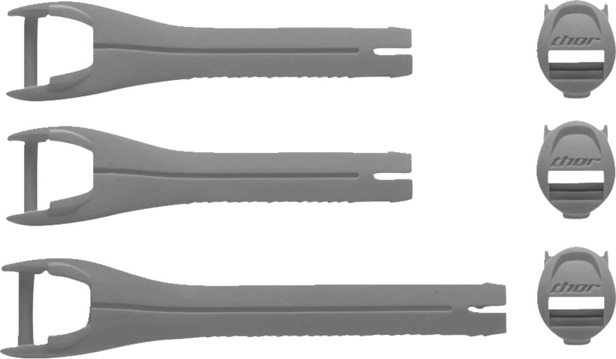 Reusable THOR Youth Blitz XR Boots Strap Kit - Gray Charcoal 3430-1047 Trusted