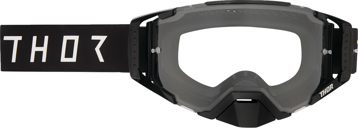 Exclusive THOR Ascend LTD Goggle - Synth - Black - Clear Lens 2601-4018 Superior