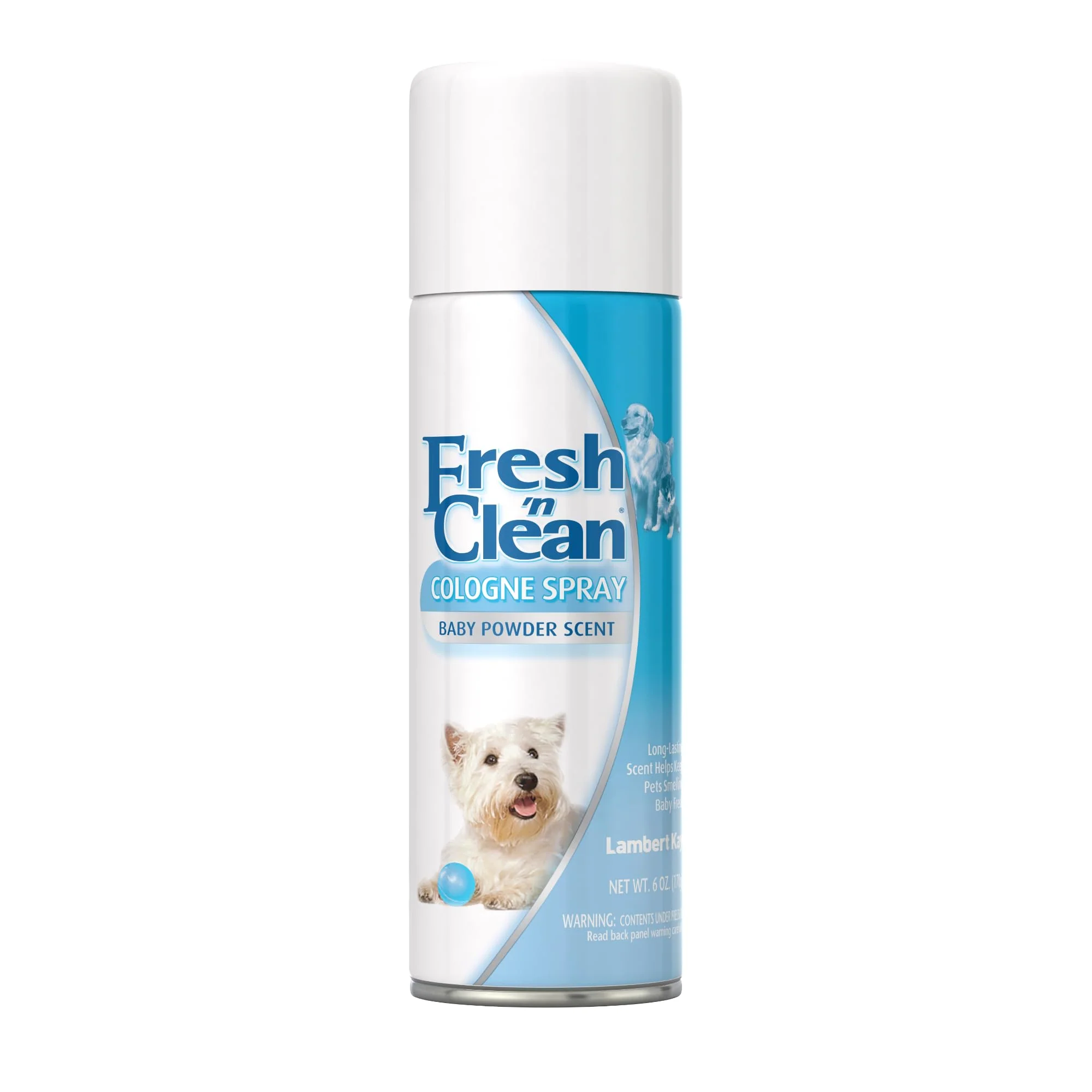 Consistent PetAg Fresh n Clean Cologne Spray – Baby Powder Scent 6 oz – Odor Control Freshness for Dogs Healthy