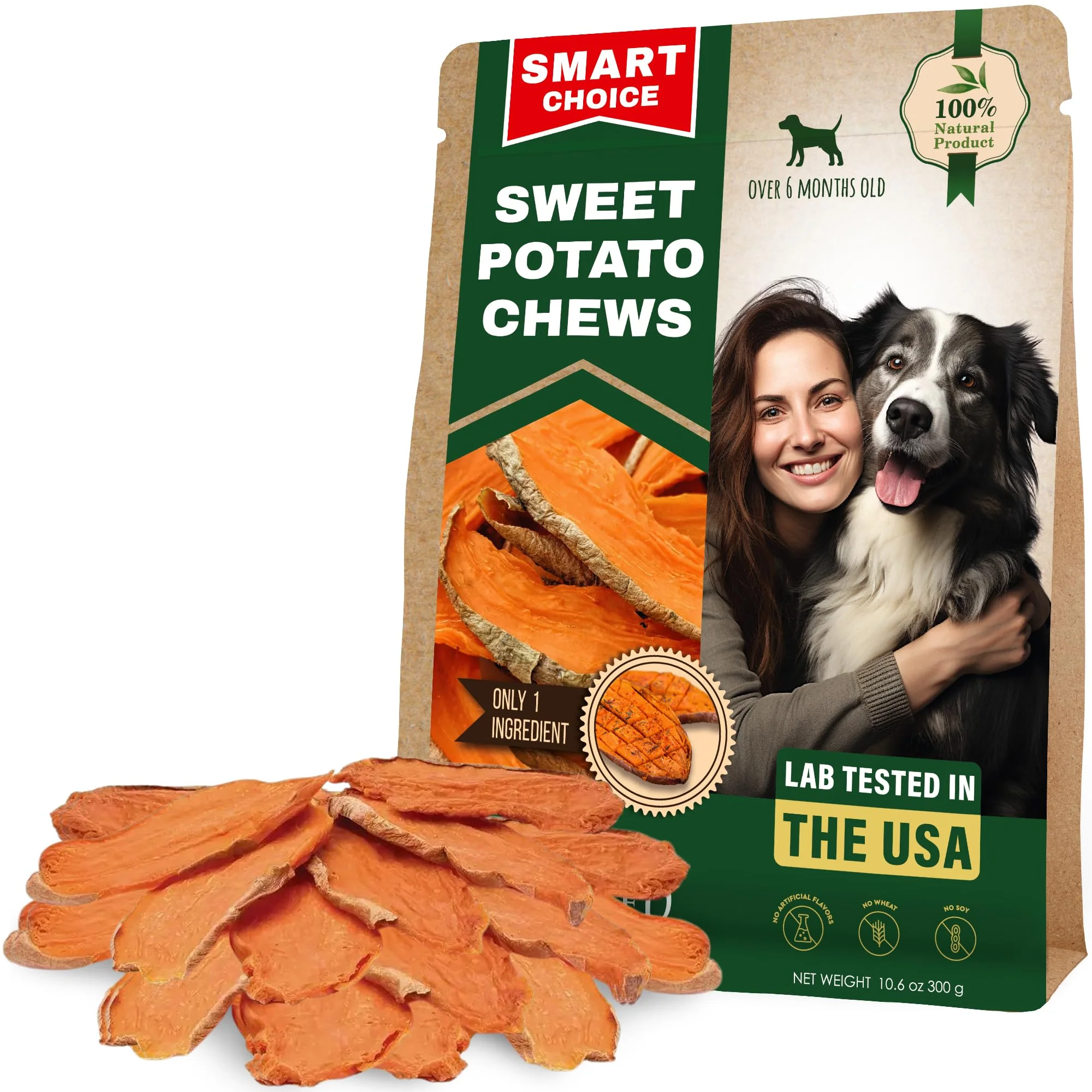 Flexible Beloved Pets Sweet Potato Chips — All-Natural Grain- Dog Treats 10.6 oz – Training Jerky for All Sizes Sophisticated