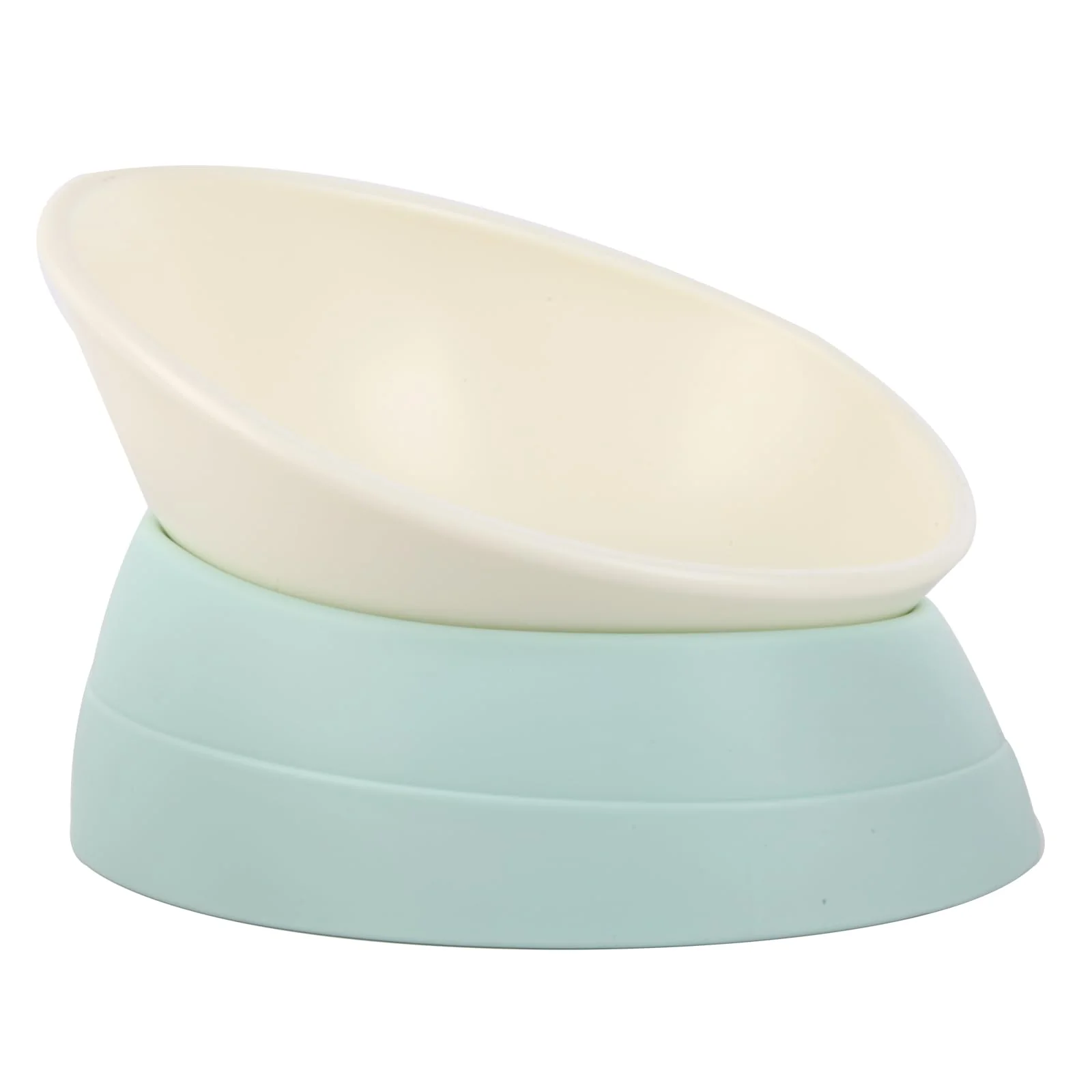 Sustainable JWPC Bulldog Bowl Anti-Slip Pet Feeder - 2 Cup Green Detachable Silicone Base Authentic