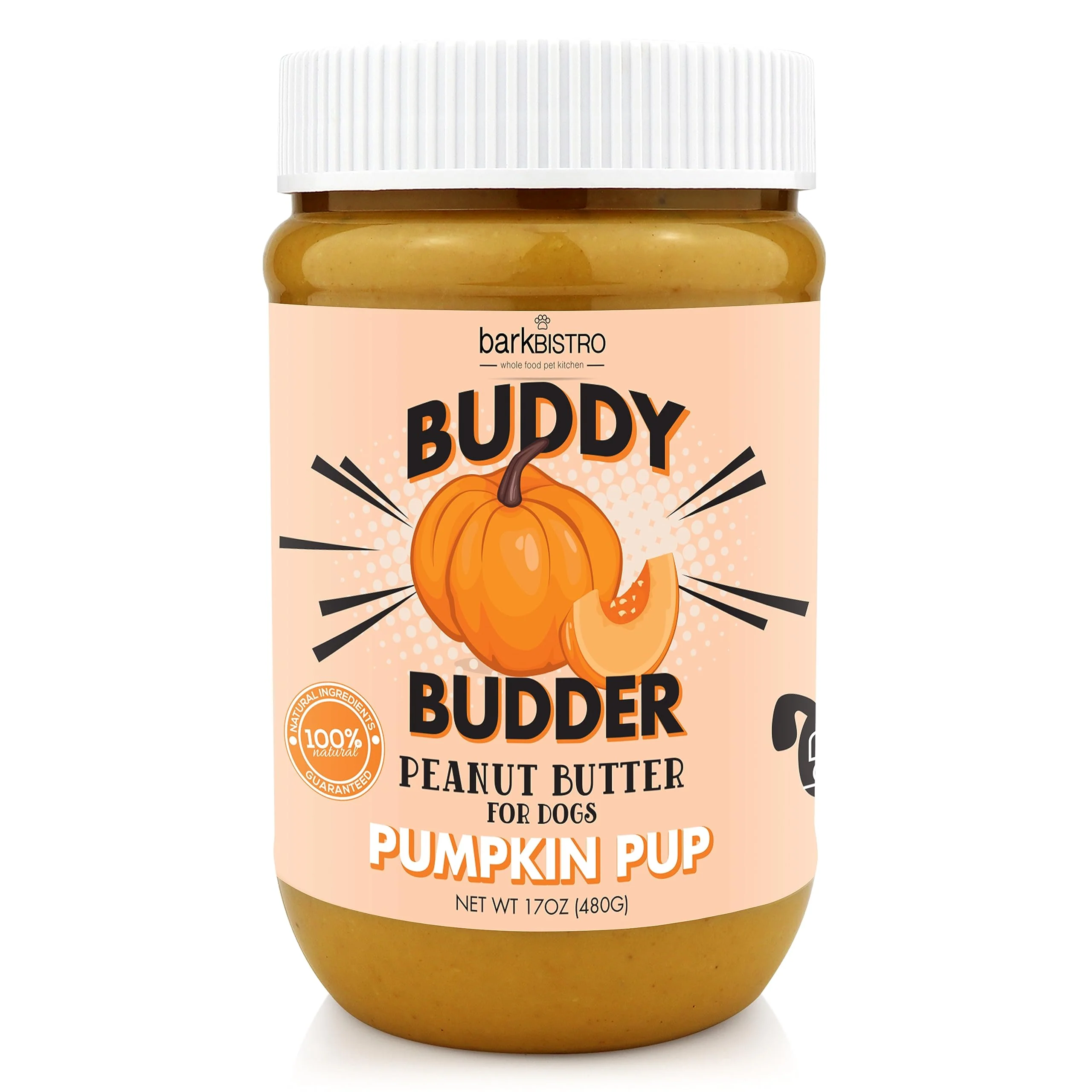 Fashionable Buddy Budder Pumpkin Pup Peanut Butter Detailed