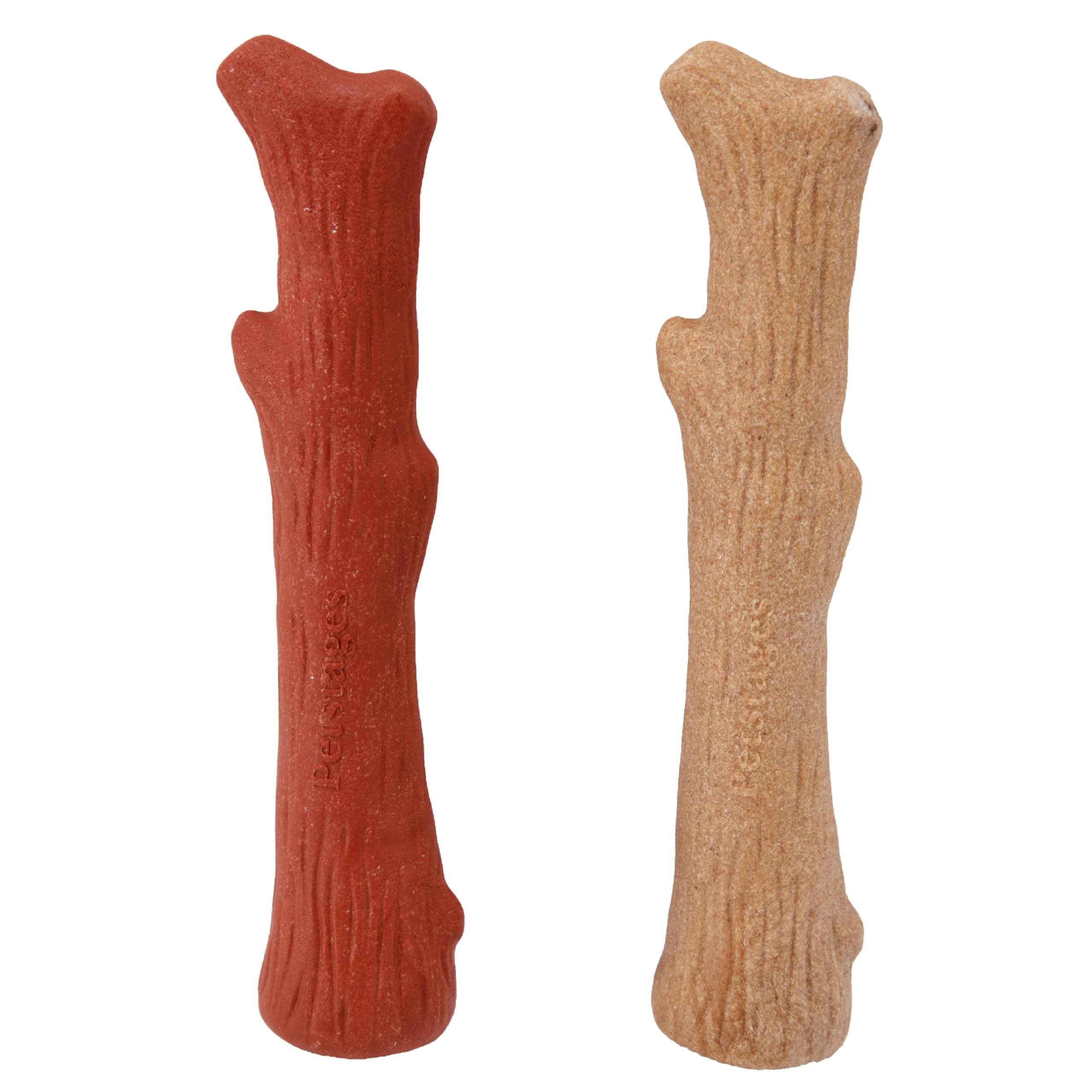 Efficient Outward Hound Dogwood Durable Dog Chew Toys – Wood Mesquite 2-Pack Medium Safe