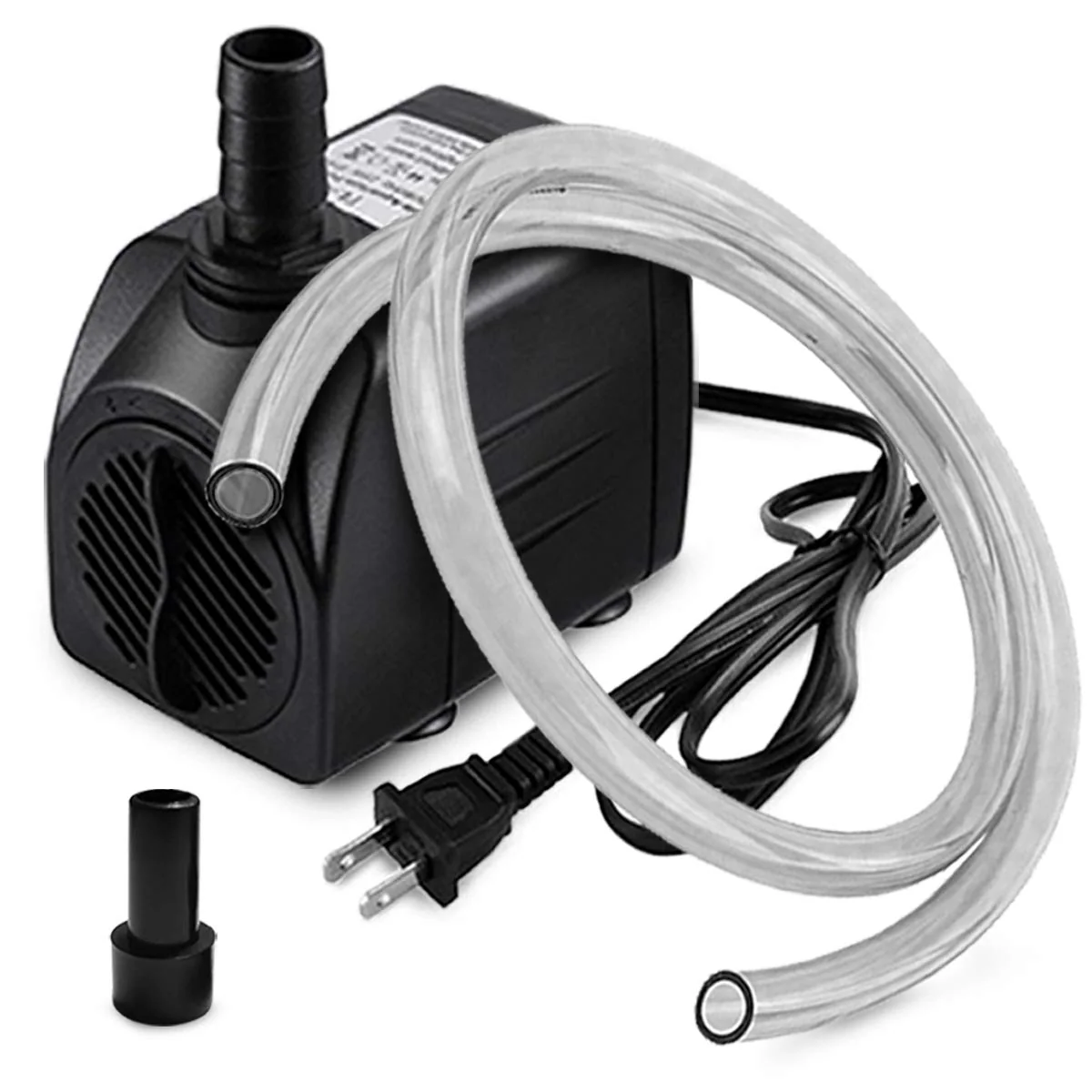 Traditional PULACO 160GPH Small Fountain Pump — Ultra Quiet Submersible 10W 3.3 ft Tubing Innovative