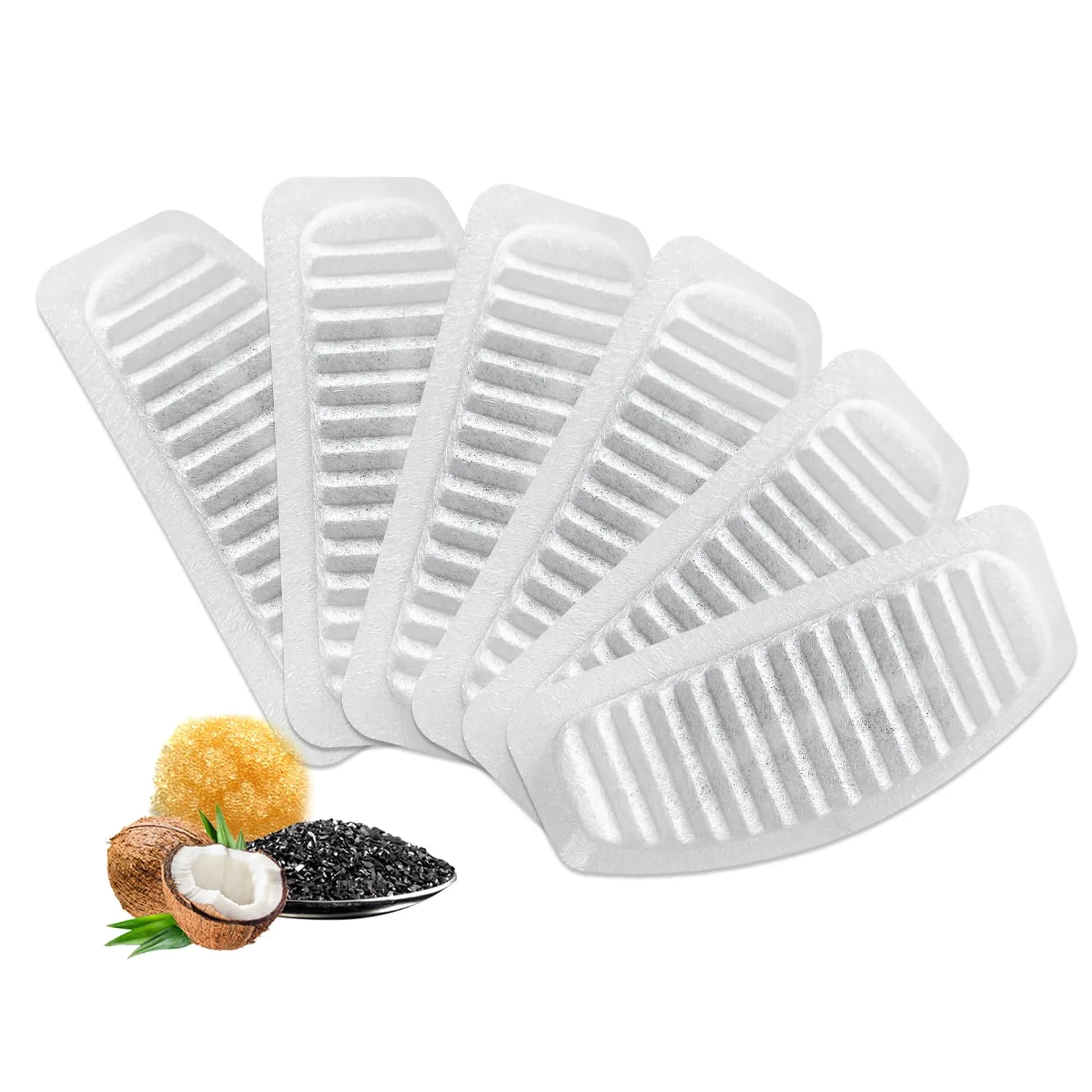 Selected ORSDA Cat Water Fountain Filter 6-Pack for D30 2L – 4-Layer Filtration Flexible