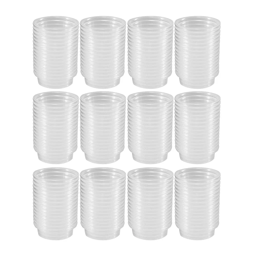 Healthy MRTIOO 200 Pcs 0.5oz Crested Gecko Food Water Cups Reptile Feeder Bowls for Small Pets Lightweight
