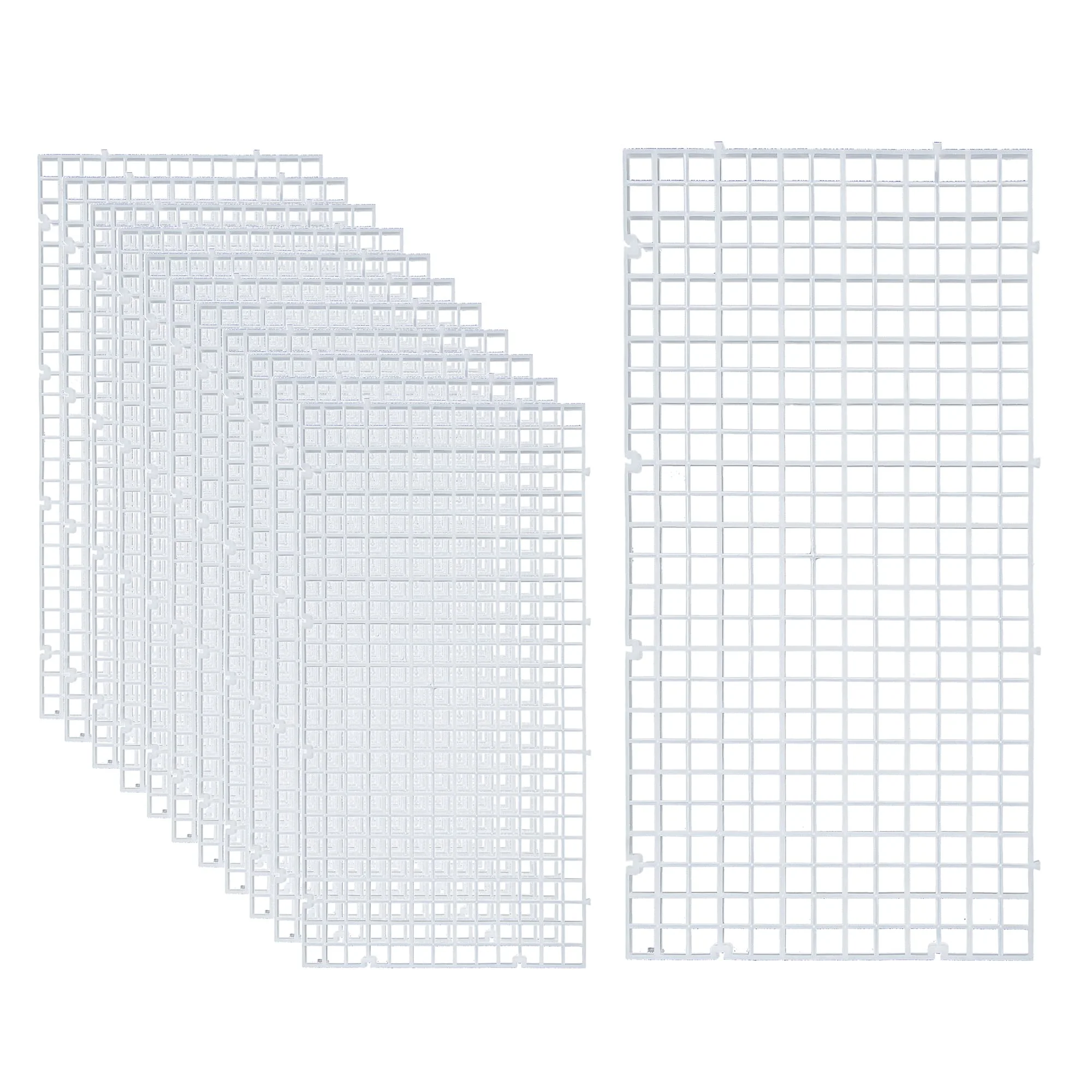 Casual ALEGI 12 Pcs Aquarium Egg Crate Divider – Plastic Grid Isolation Tray for Tanks Smart