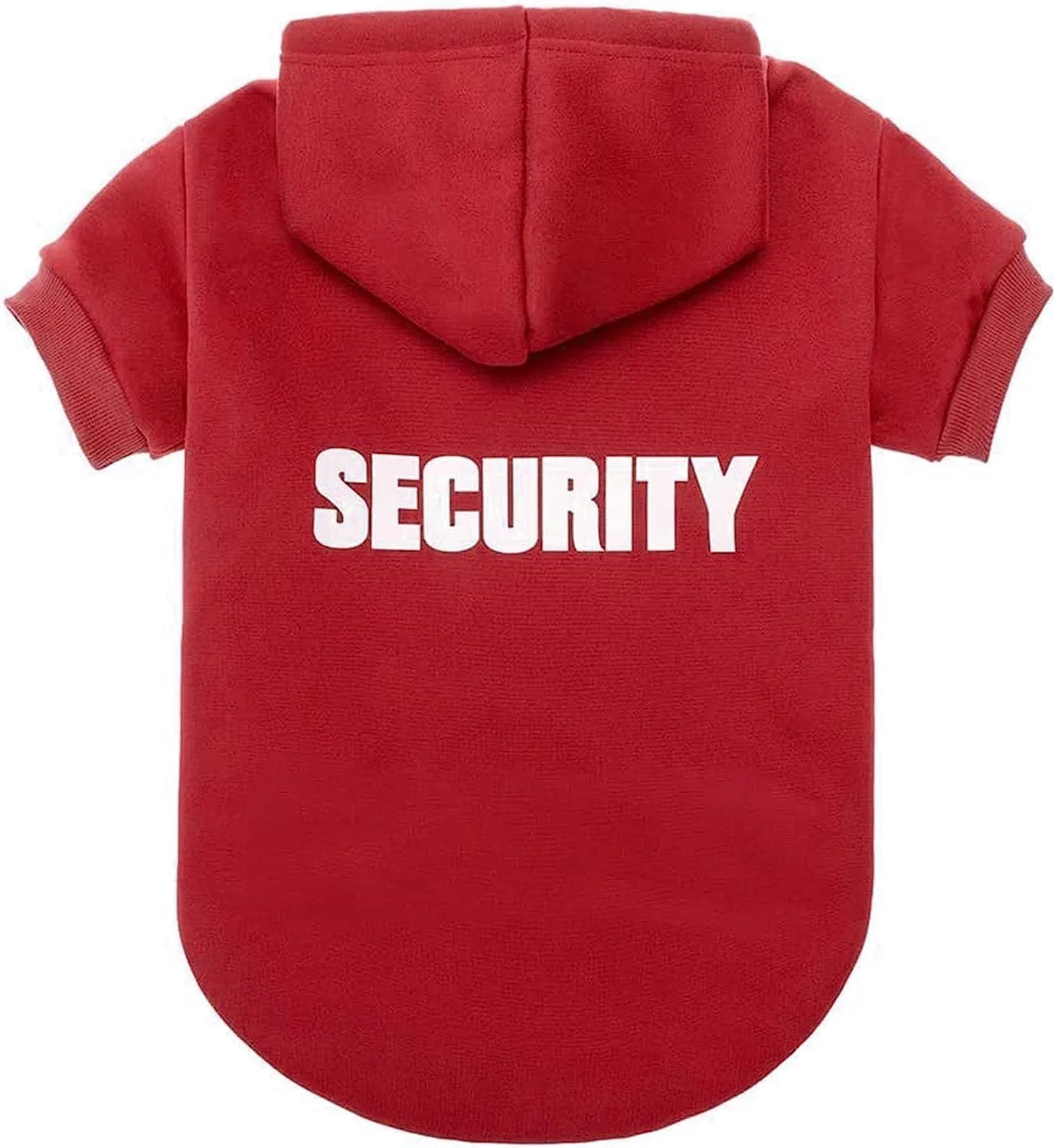 Artisan BINGPET Security Dog Hoodie – Soft Brushed Fleece Winter Coat for Dogs Cats Specialty