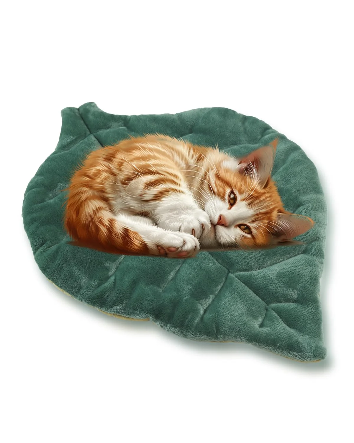 Contemporary Rzxlszy Cat Mat Self-Warming Leaf Bed 26x20 – Soft Cotton Flannel Cozy Warm Pad for Cats Small Pets Next-Generation