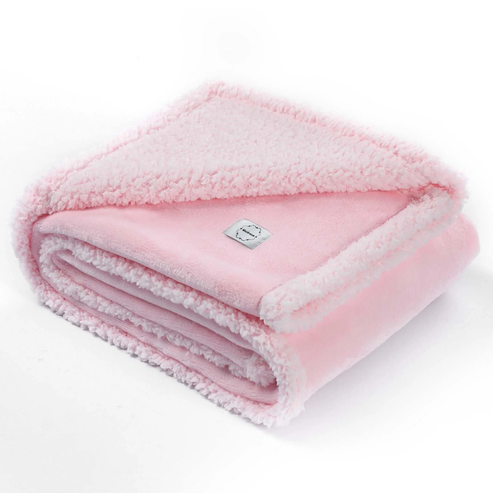 Trendy Maidewow Waterproof Pink Dog Throw Blanket — Reversible Sherpa Fleece 28x20in XS Consistent