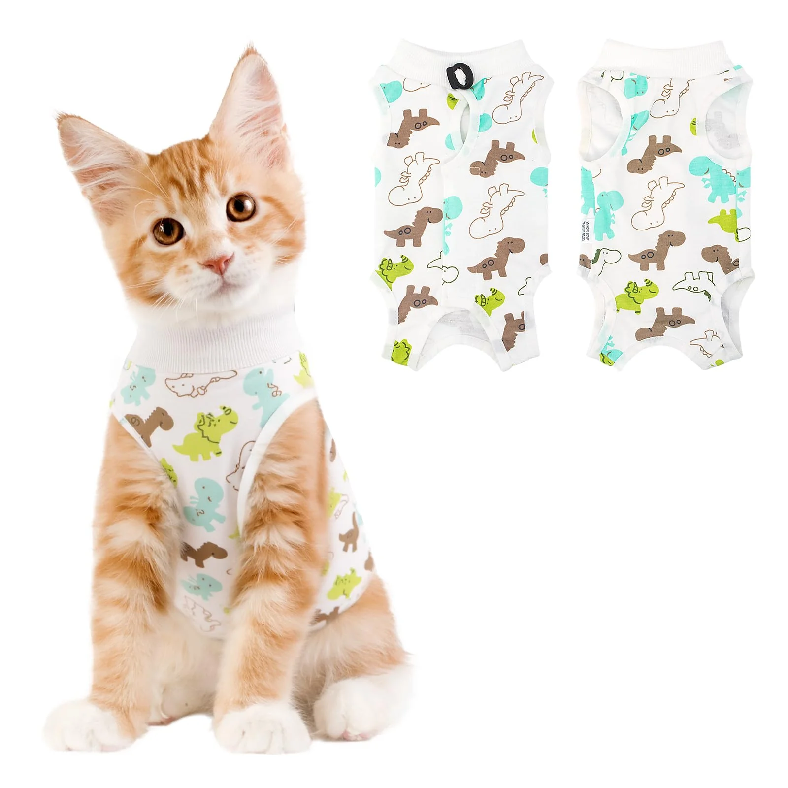 Advanced Coppthinktu Cat Recovery Suit Female – Breathable Post-Surgery Cat Onesie Pure