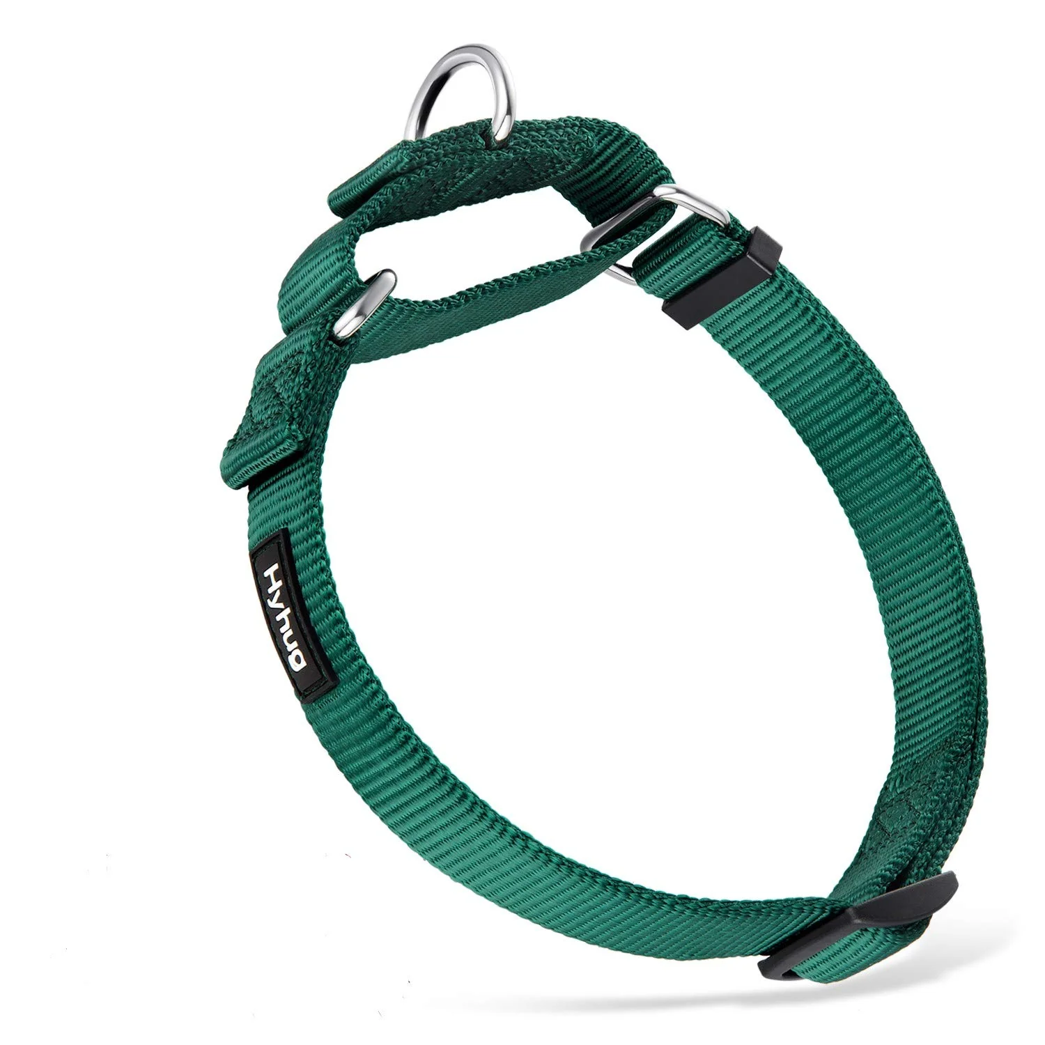 Efficient Hyhug Martingale Collar for Dogs Small Green Escape-Proof Heavy-Duty Nylon Buckle- Comfortable