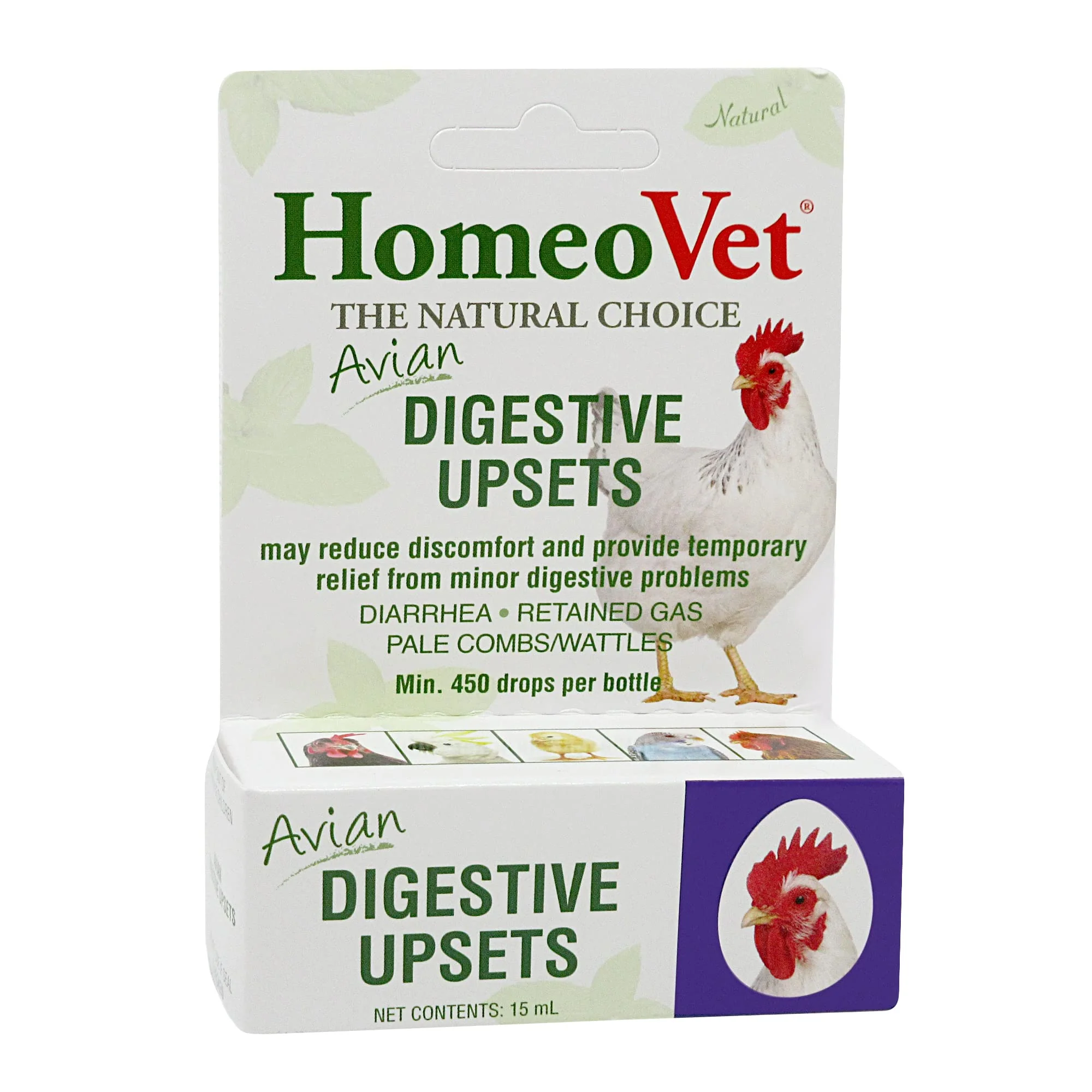 Authentic HomeoPet Avian Digestive Upsets – Safe Natural Digestive Support for Birds 15 mL Organic