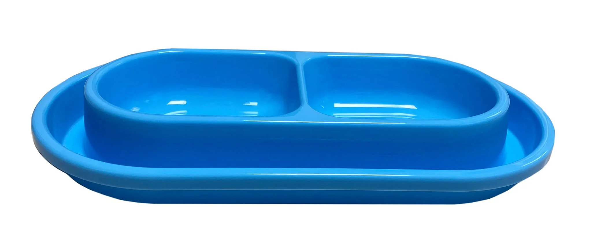Contemporary UOBALASE Ant Away Bowl 32 OZ – No-Ant Food Water Bowl for Cats Small to Medium Dogs Blue Elite