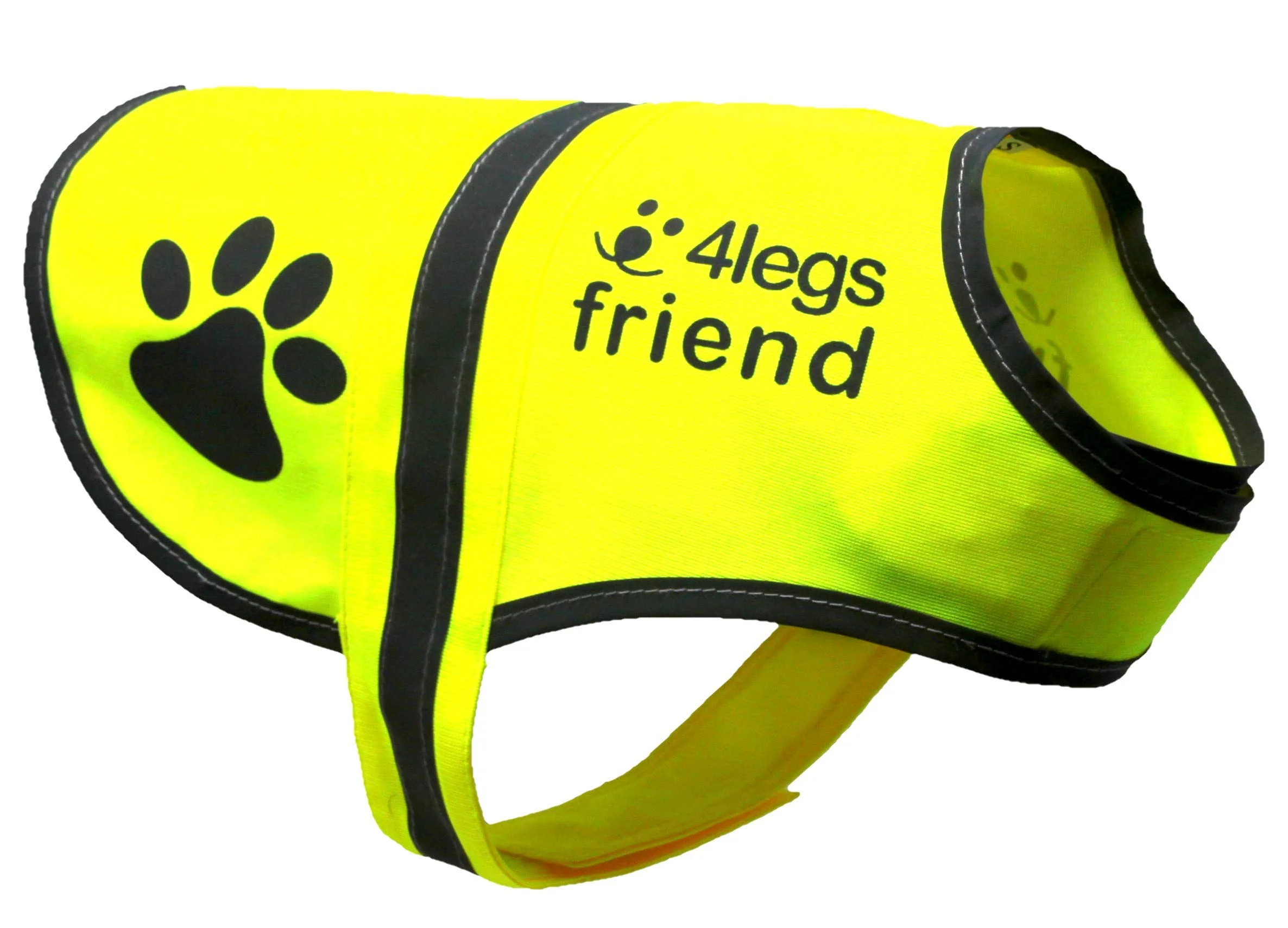 Long-Lasting 4LegsFriend Safety Reflective Dog Vest – High Visibility for Day Night Walks High-End