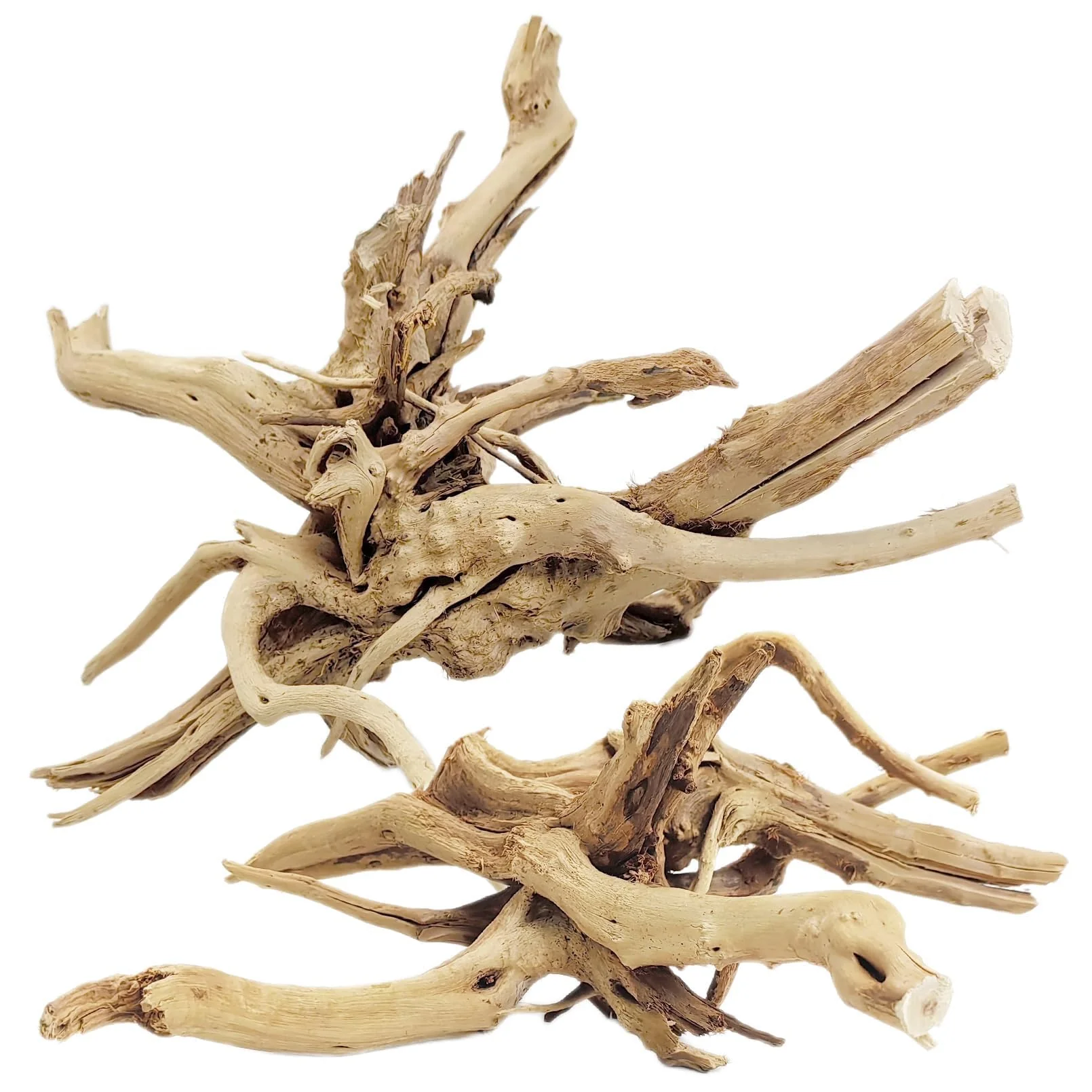 Organic Tfwadmx Natural Driftwood for Aquarium - 11-13 in Reptile Branches Pack of 2 Luxury