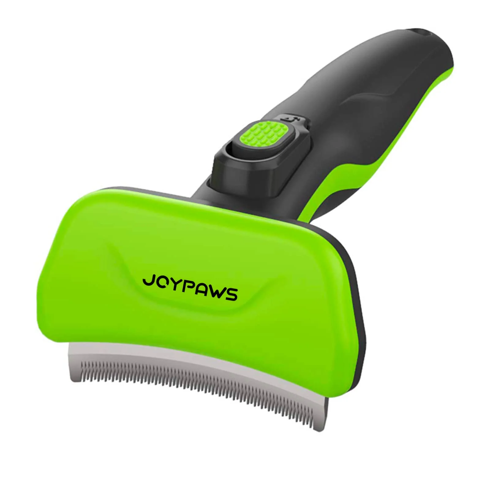 Outstanding JOYPAWS Pet Grooming Brush for Dogs Cats – Self-Cleaning Up to 95 Shedding Reduction Green Genuine