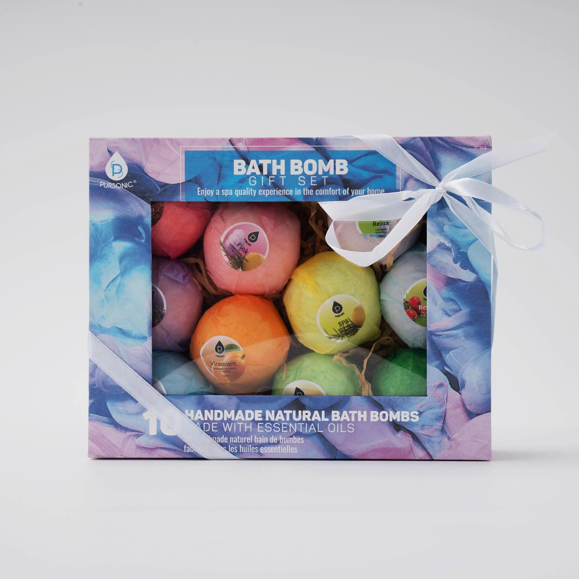 Soft 10 Pcs of Handmade Natural and Organic Bath Bombs Premium Material