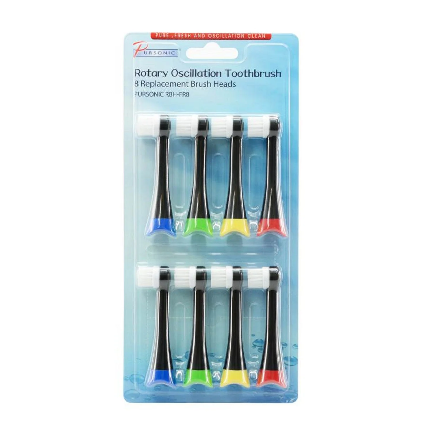 Natural 8 Pack Brush Heads S320 S330 Excellent