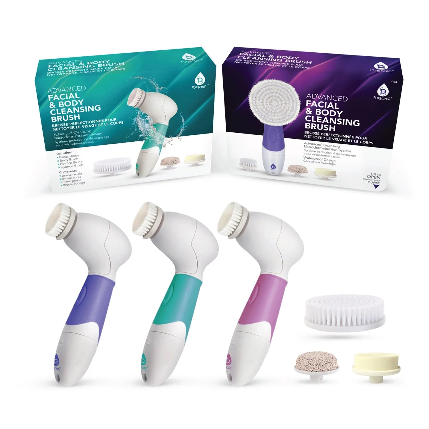 Genuine Advanced Facial and Body Cleansing Brush Outstanding