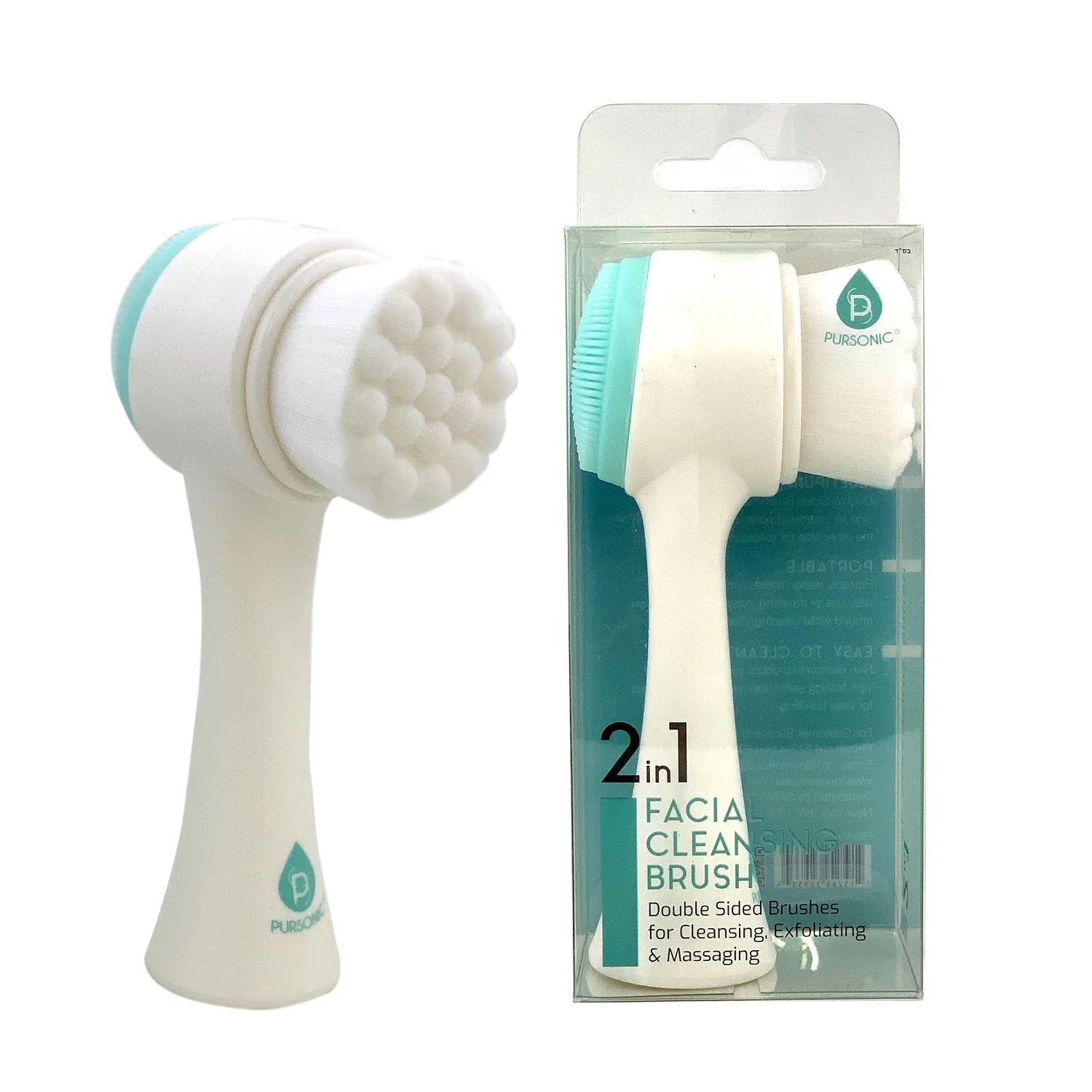 Minimalist Dual Sided Facial Cleansing Brush Fashionable
