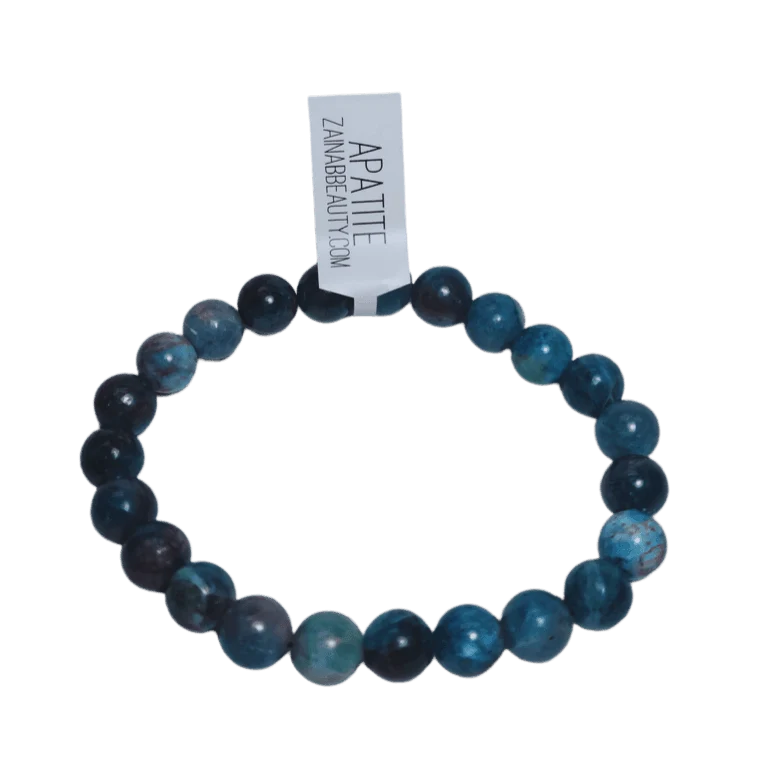 Natural Apatite Bracelet - Help with physical and emotional issues Functional