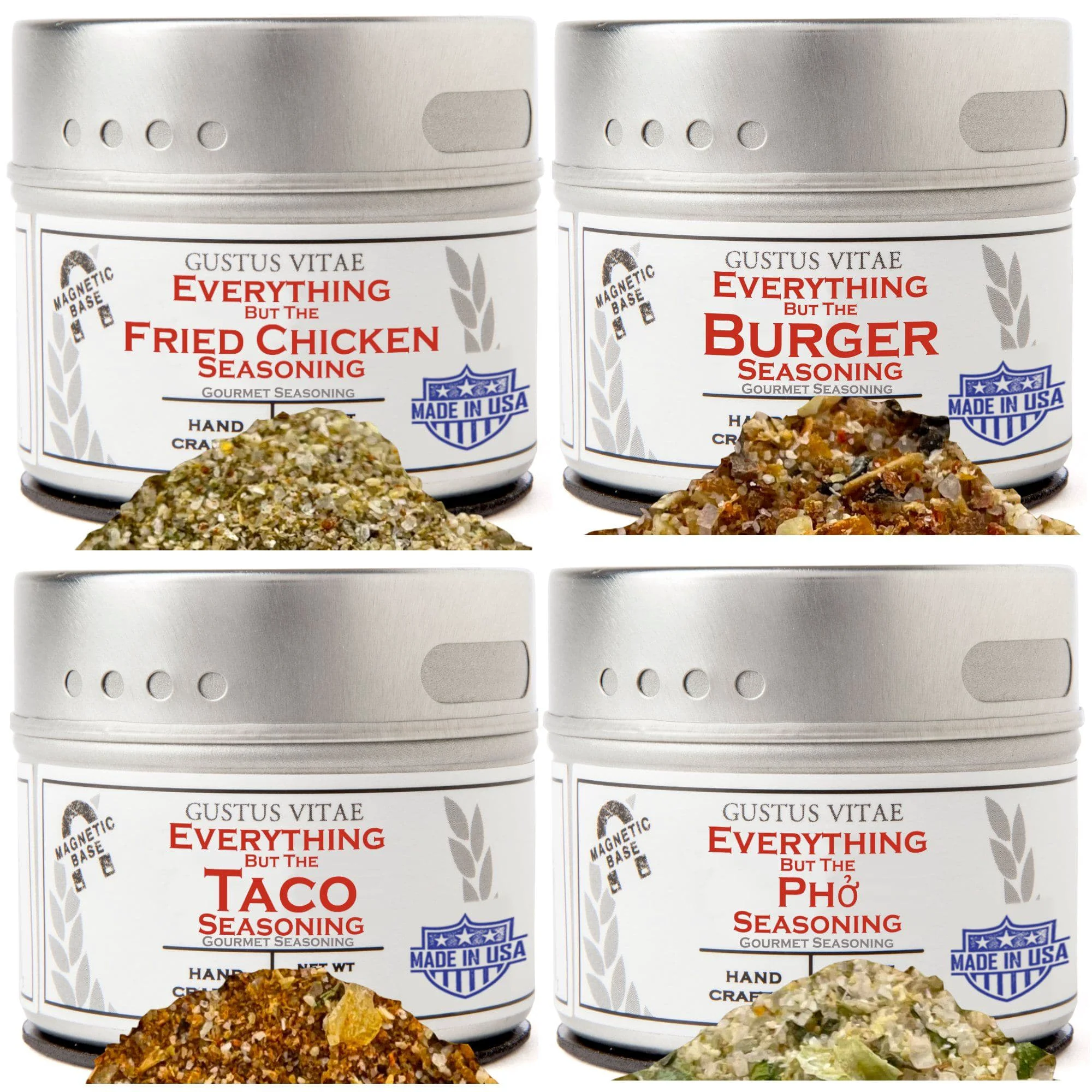 Artisan Everything But The Food Truck Favorite Flavors Collection Set of 4 Easy-to-Use