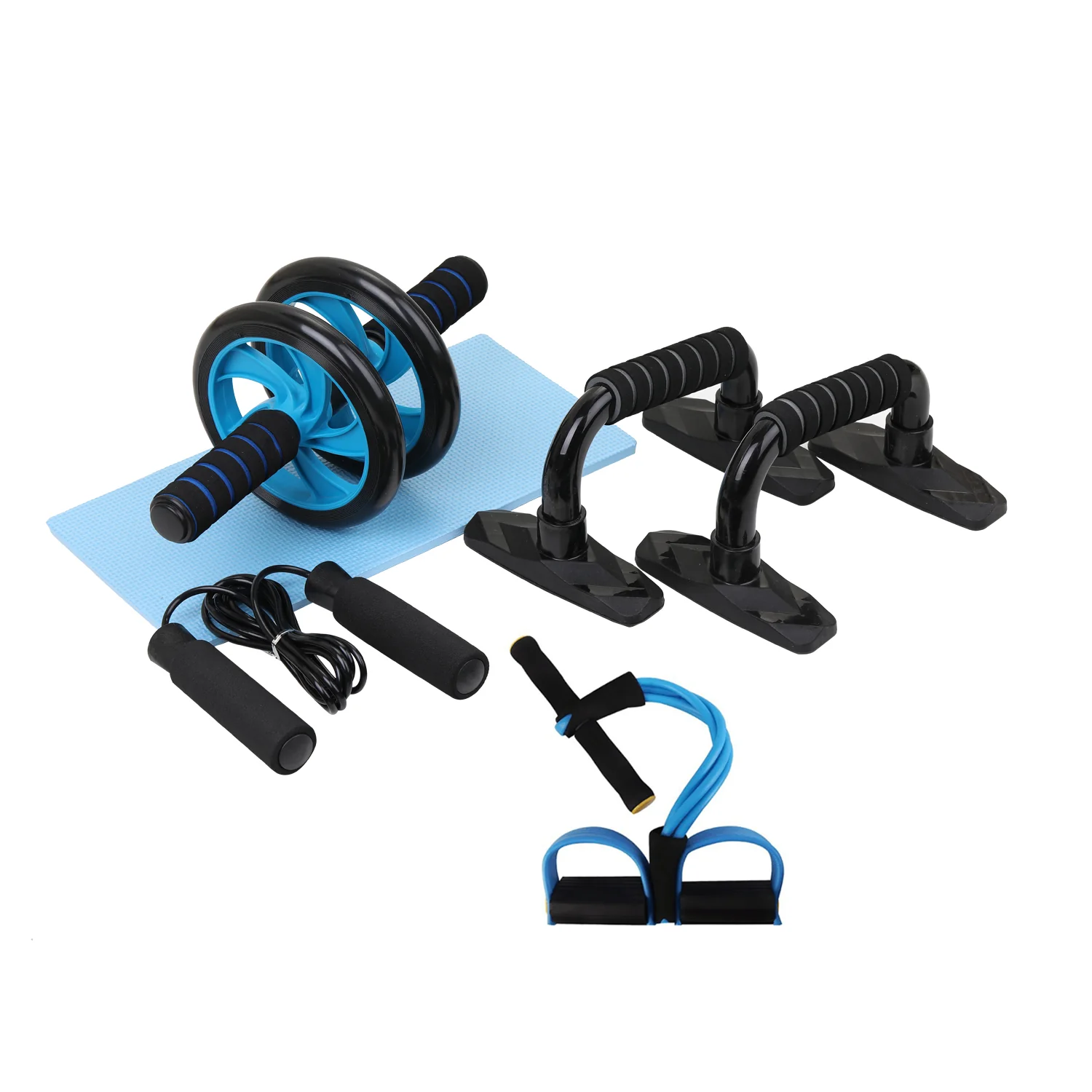 Fashionable Muscle Trainer Wheel Roller Kit For Core Workout And Full Body Fitness Durable Steel And PU Ab Wheel Roller Optimized