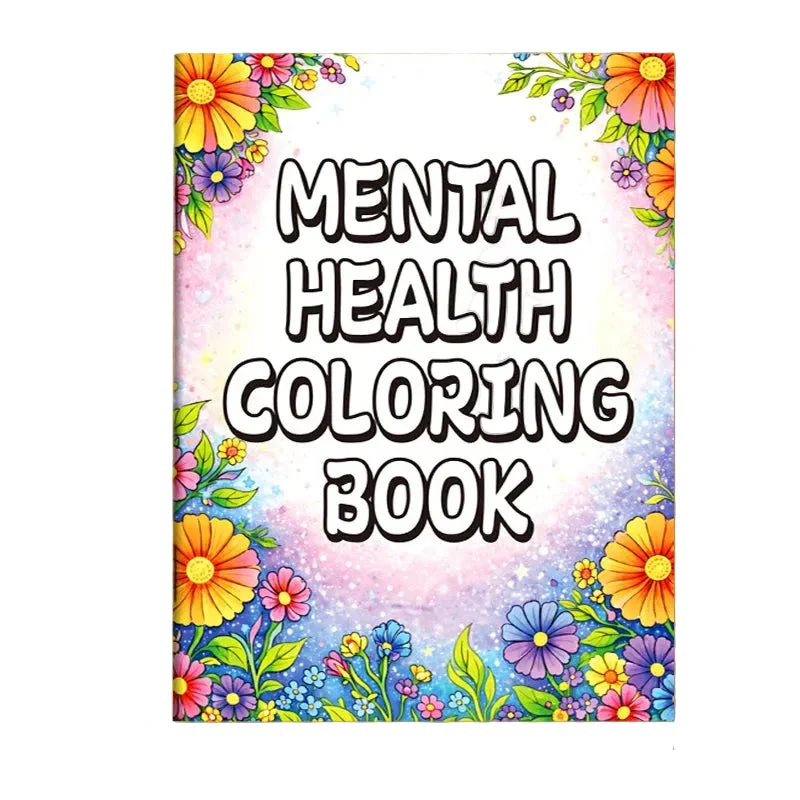 Optimized Mental Health Coloring Book Motivational Quotes Floral Art Therapy for Adults Teens Unique