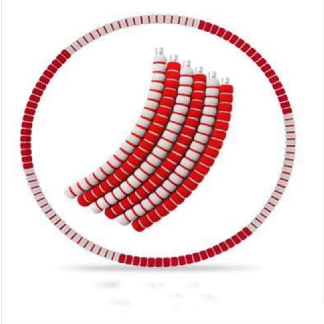 Clean Detachable Weighted Foam Hula Hoop For Waist Fitness 88Cm Ring With Sand Massage And Adjustable Weight From 2.2Kg To 5Kg Innovative