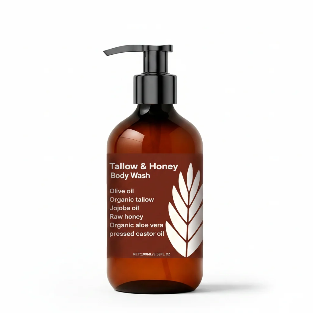 World-Class Honey Tallow Body Wash Nourishing Moisturizing Gel Convenient