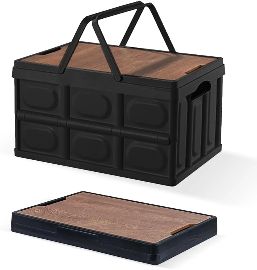 Exceptional Storage Bins Box with Lids and Handle 2pcs Versatile
