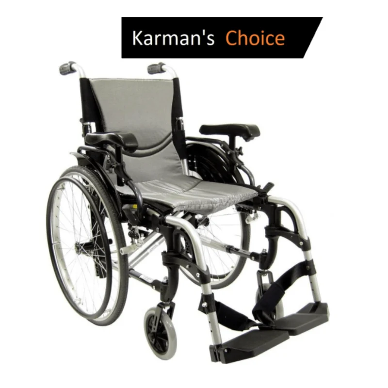 Smooth Karman S-Ergo 305 Ultra Lightweight Wheelchair with Adjustable Seat Height Professional
