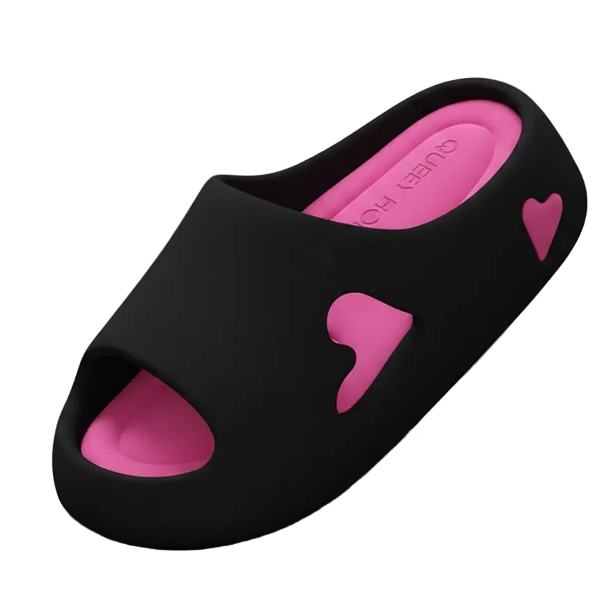 Consistent Women's Heart Pattern EVA Cloud Slipper Slides Platform Fast