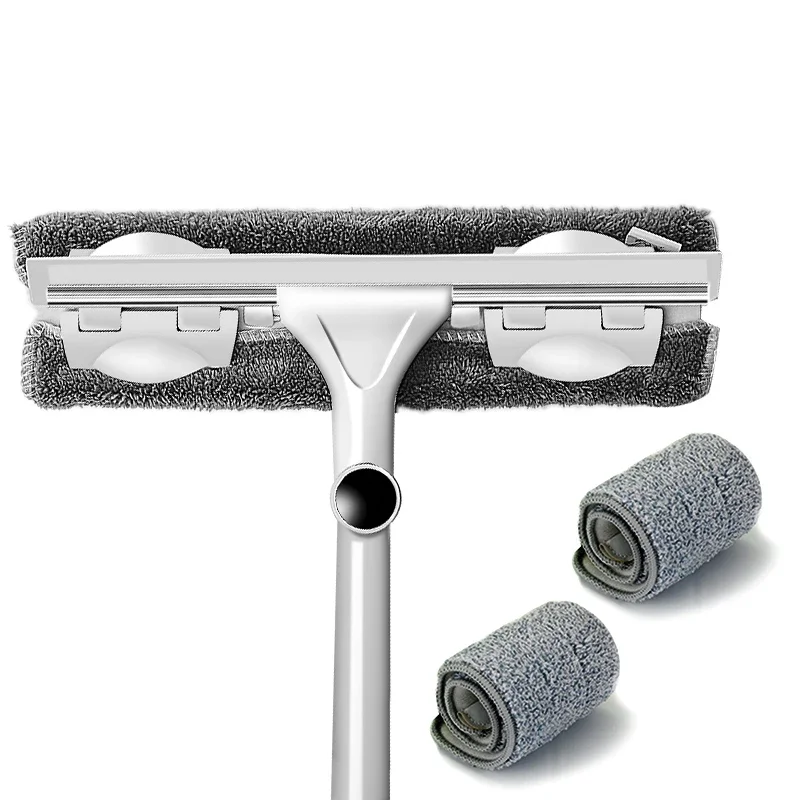 Classic Telescopic Double-Sided Window Cleaning Squeegee Mop with Extension Pole Responsible