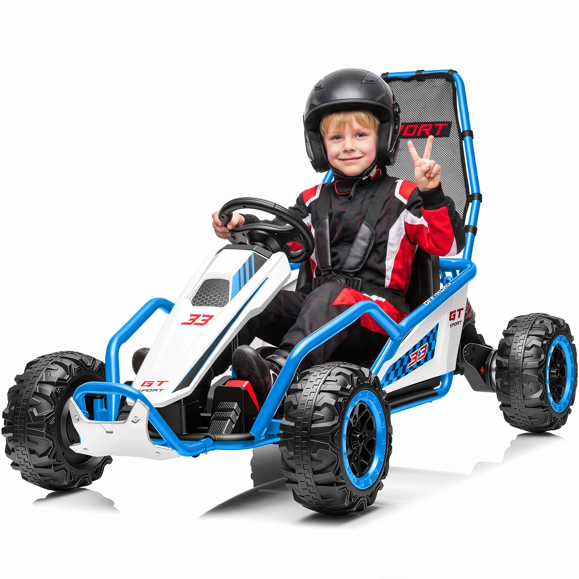 Long-Lasting Kids 24V 400W Battery Powered Electric Ride on Go Kart Car Elite