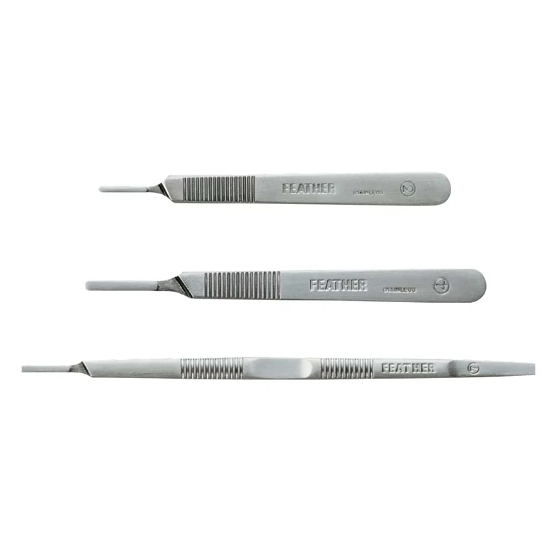 Organic Graham Field Surgical Blade Handles by Feather Certified