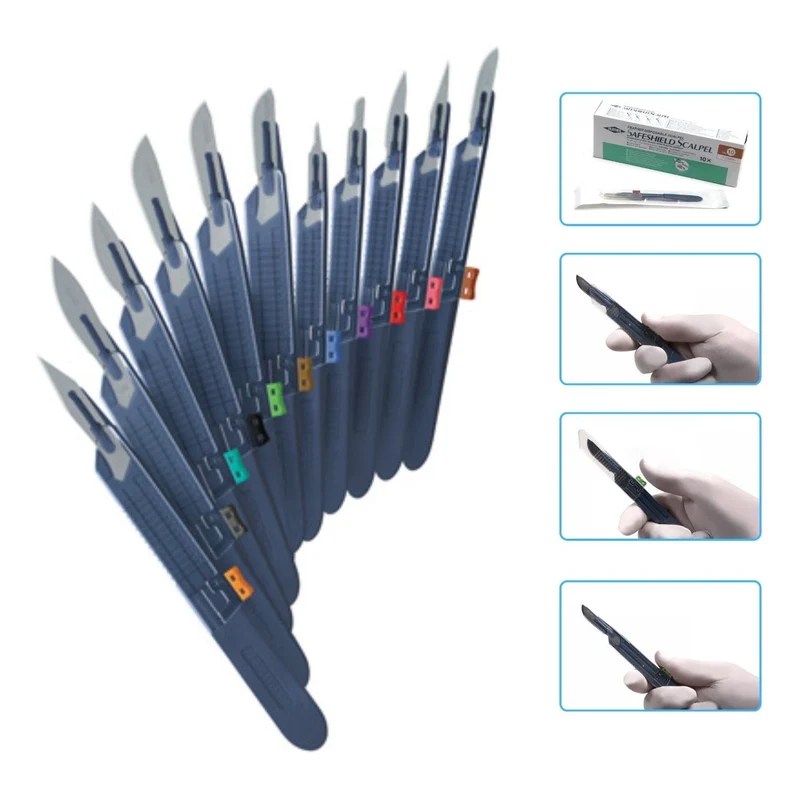 Fine Crafted Graham Field Safeshield Disposable Sterile Scalpel by Feather Optimized