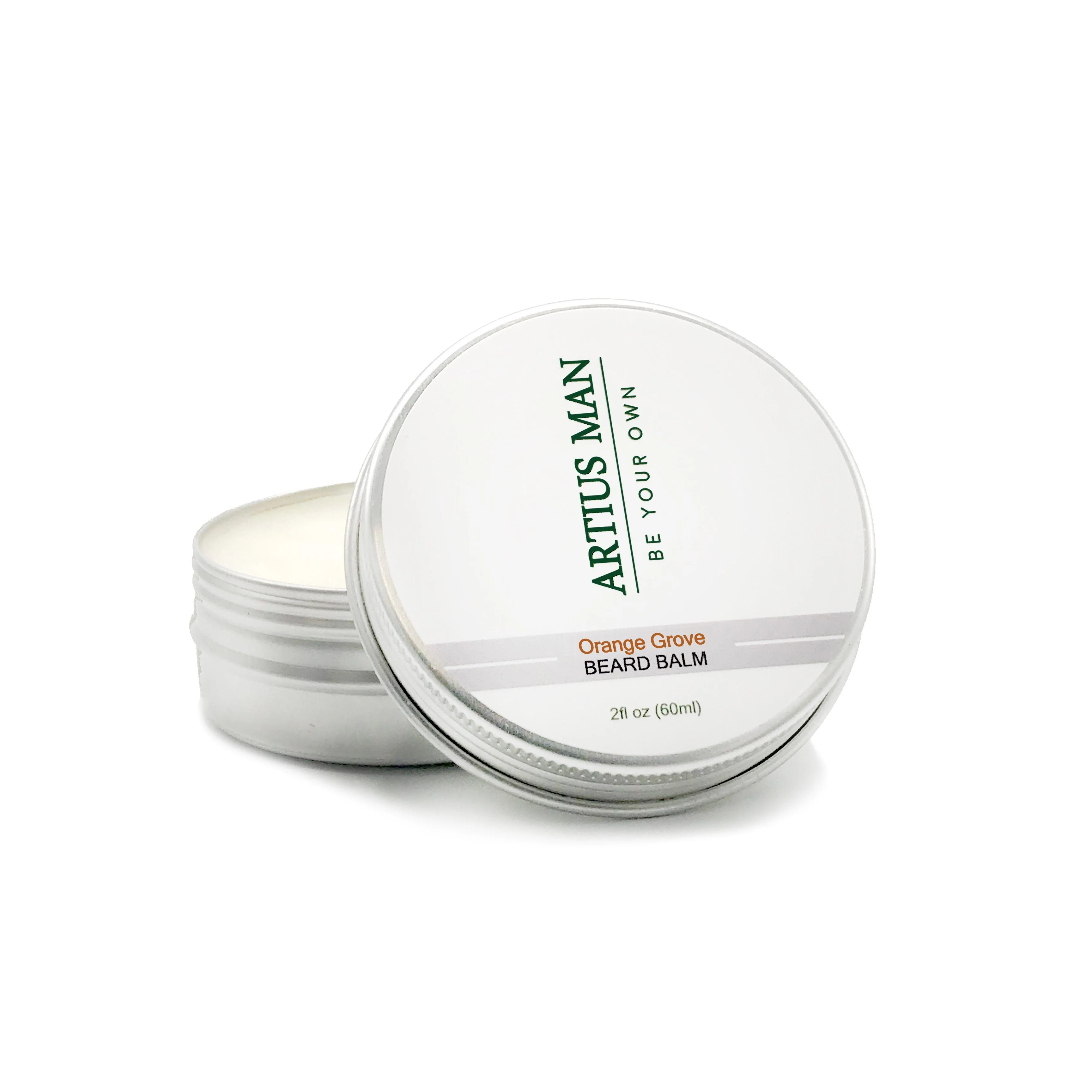 Versatile Orange Grove Beard Balm – Fresh Citrus and Woodsy Beard Styling Balm 2 oz Authentic