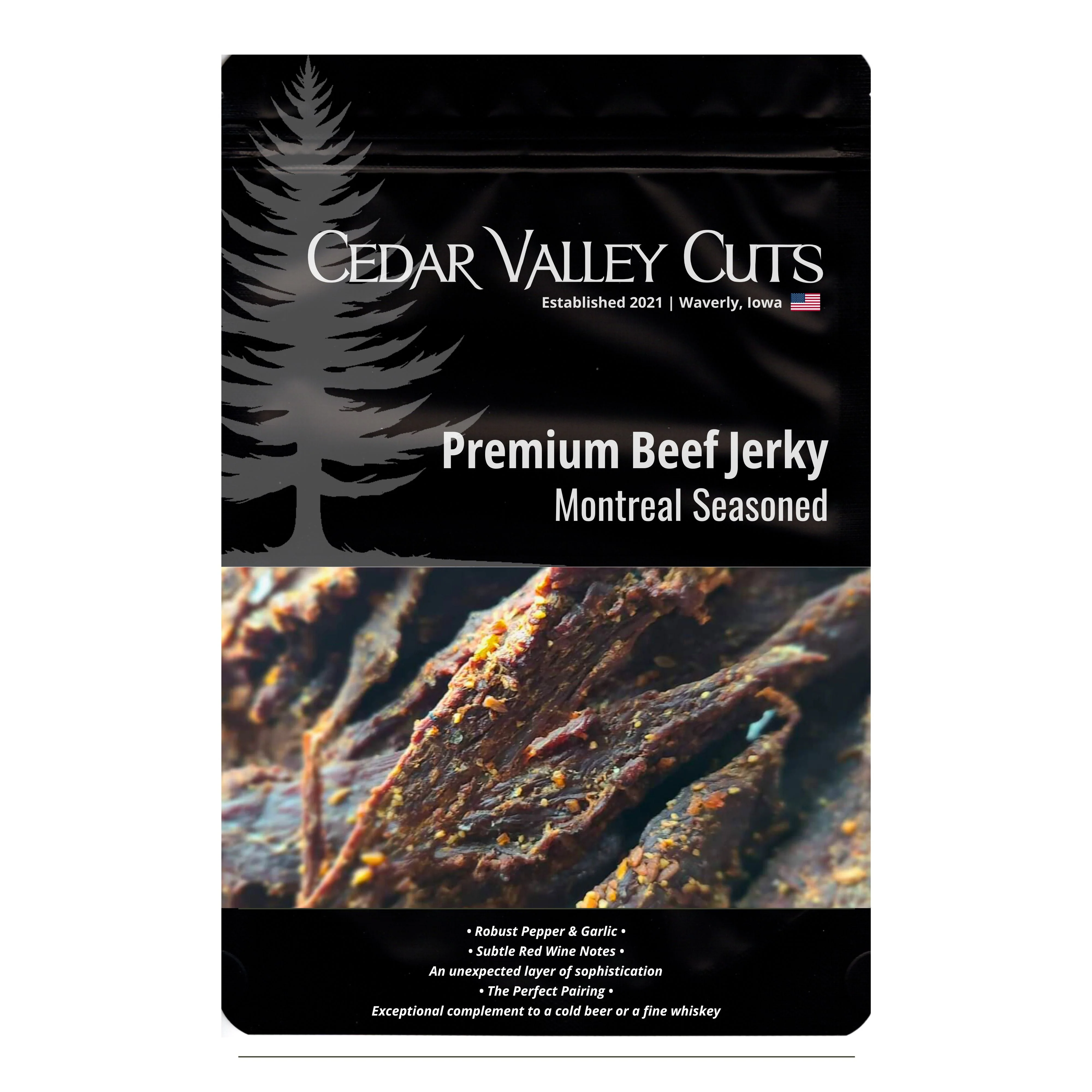 Versatile Mont Seasoned Premium Beef Jerky Casual