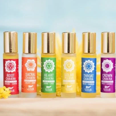 Eco-Friendly Chakra Roll On - Full Set Natural Perfume Una Biologicals Quality