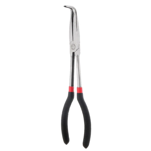 Smooth Maxbell 11-Inch Long Needle Bent Nose Pliers for Hobby Craft Beading Hand Tools 90-Degree Traditional