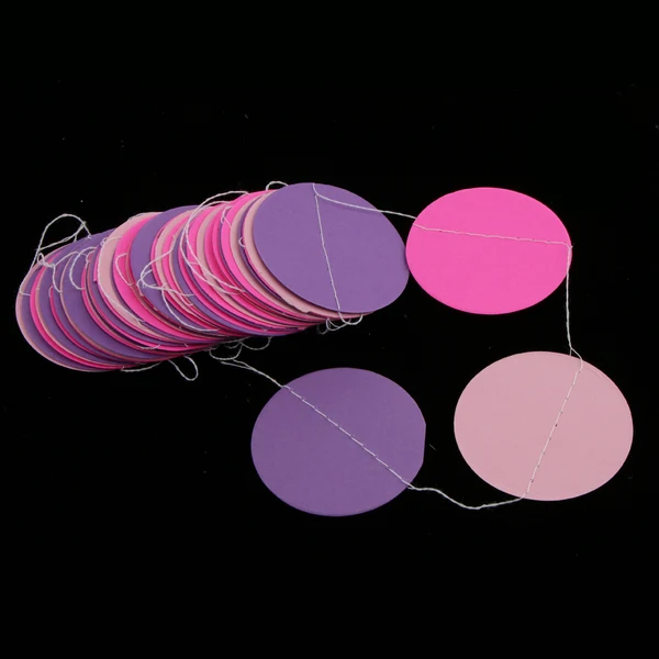 Healthy Maxbell Round Paper Bunting Banner Hanging Garland Party Decoration Photo Prop DIY Elegant
