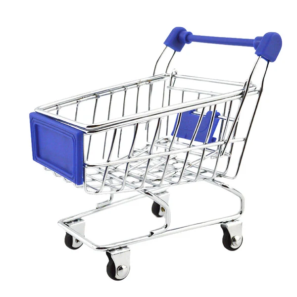 Premium Maxbell Mini Shopping Cart Trolley Toy Dark Blue Genuine