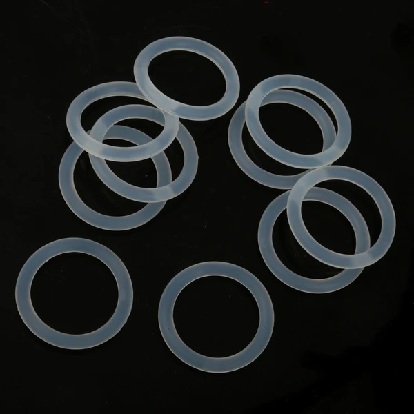 Traditional Maxbell 20 pieces Clear Silicone Baby Pacifier Ring Holder Napkin Adapter Efficient