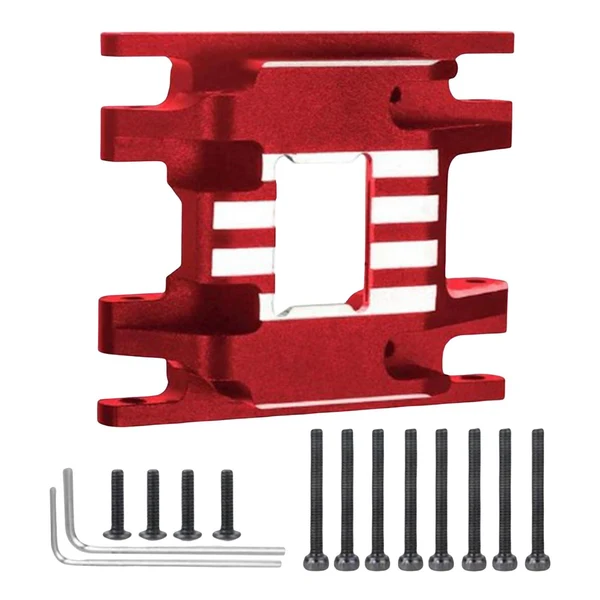 Fine Maxbell Transmission Skid Plate Mount s for 1 18 RC Crawler Car Parts Part Style D Black Red Trusted