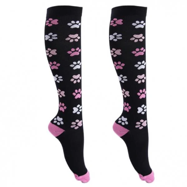 User-Friendly Maxbell Women Running Jogging Long Sleeves Compression Socks Black Pink M S Outstanding